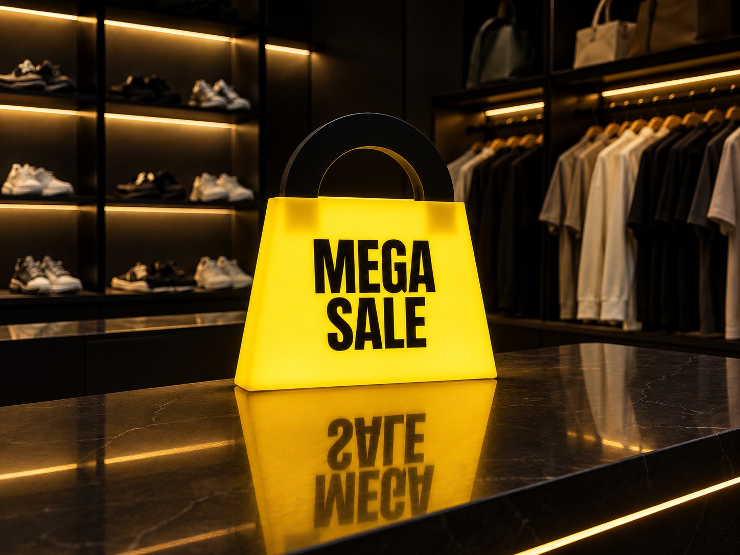 Material POP luminoso